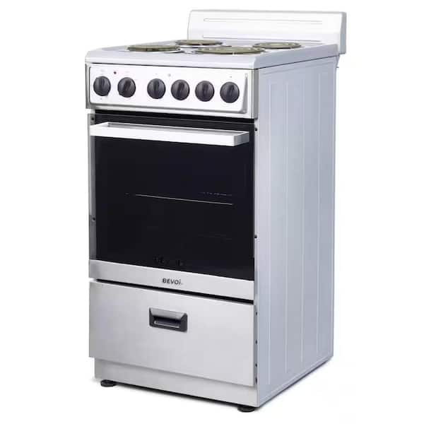 STVBBVEE24SS 2.9 cu. ft. Single Oven Electric Range 4-Elements with Storage Drawer in Stainless