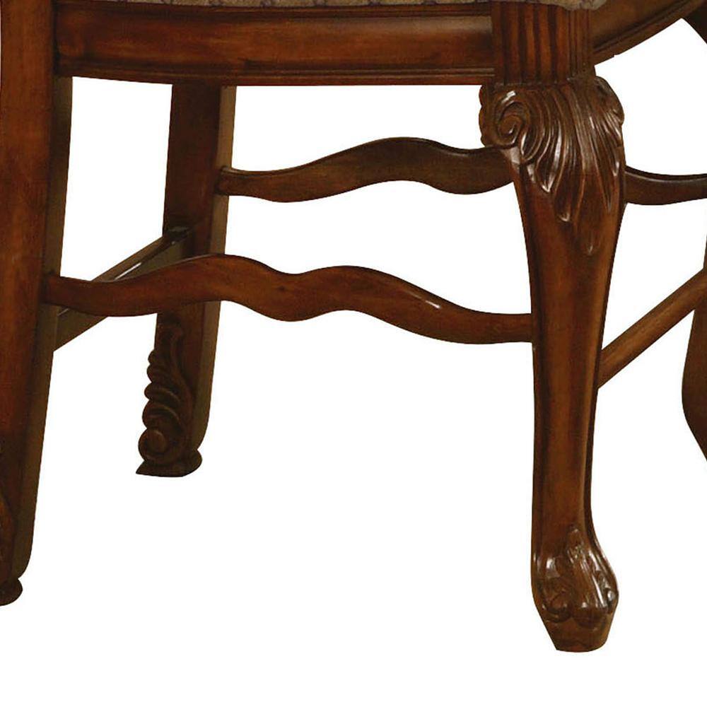 Chateau De Ville Cherry Upholstered Counter Height Side Chair Set