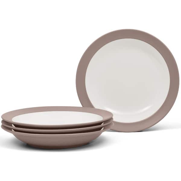 Noritake Colorwave Clay 10.5 in., 27 fl. Oz.(Tan) Stoneware Pasta Bowls (Set of 4)