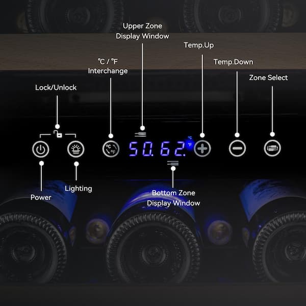 Wine Bottle Thermometer : Easy Read Wine Temperature Indicator, Current  Temperature of Wine Displayed on Bottle. Great Gift for All Wine Lovers  Box!