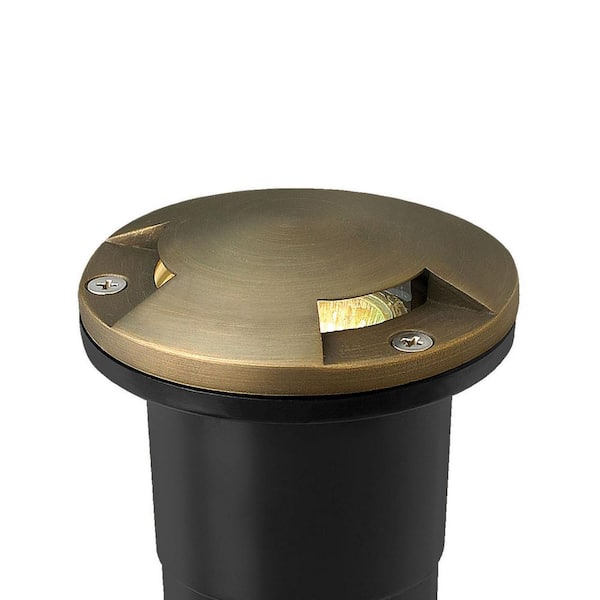 Hinkley Landscape Lighting Hardy Island LED Directional Well Light, Matte Bronze