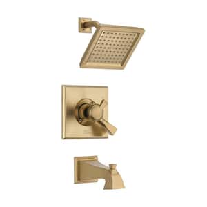 Dryden 1-Handle Tub and Shower Faucet Trim Kit in Champagne Bronze (Valve Not Included)