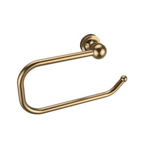 Mambo Collection European Style Single Post Toilet Paper Holder in Brushed Bronze