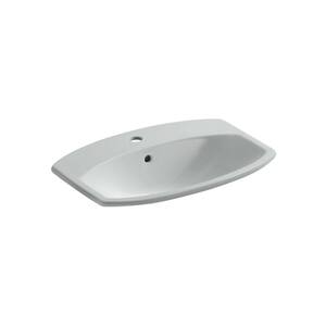 KOHLER K-2351-1-0 Cimarron Self-Rimming Bathroom Sink White