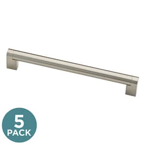 Stratford Bar 7-9/16 in. (192 mm) Stainless Steel Cabinet Drawer Pulls (5-Pack)