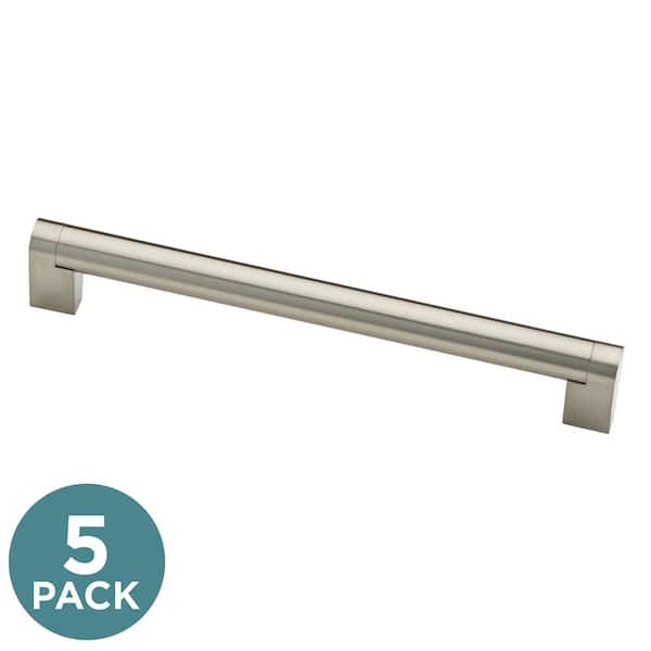 Liberty Stratford Bar 7-9/16 in. (192 mm) Stainless Steel Cabinet Drawer Pulls (5-Pack)