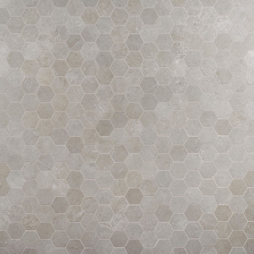 Iris Hex Fumo 11.22 in. x 13.18 in. Matte Porcelain Floor and Wall Mosaic Tile (0.82 sq. ft./Each) price history on PriceWatchPro