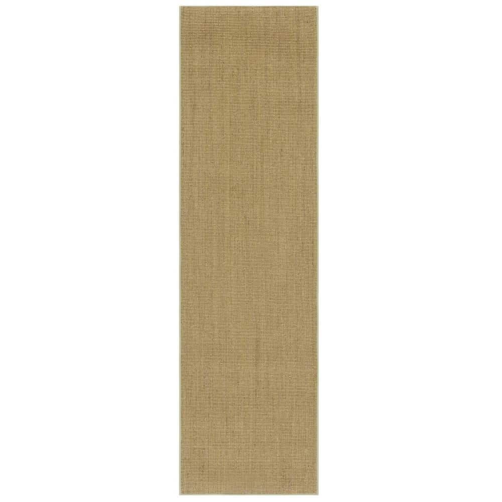 Lush Green Hand-Knotted Wool-Cotton-Silk Runner Rug, 2'3" x 10'