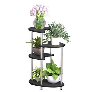 Metal Plant Stand Foldable Tall Plant Holder (4-Tiered)