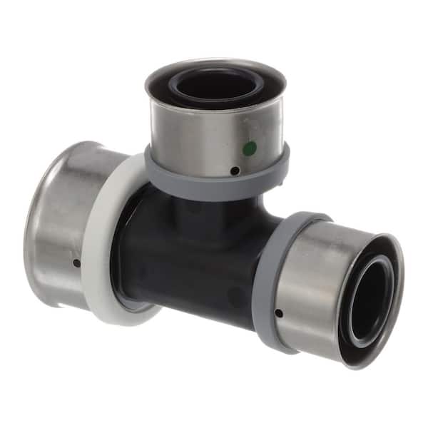 Viega PureFlow 2 in. x 1-1/2 in. x 1-1/2 in. Press Polymer Tee
