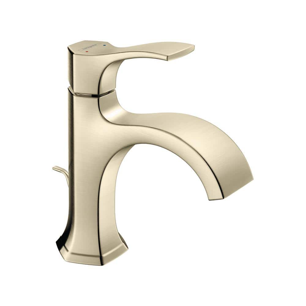 Hansgrohe Locarno Single Handle Single Hole Bathroom Faucet in Brushed  Nickel 04810820 - The Home Depot