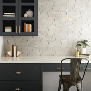 Premier Accents Bisque 11 in. x 13 in. Marble Brick Joint Mosaic Tile (9.2 sq. ft./Case)