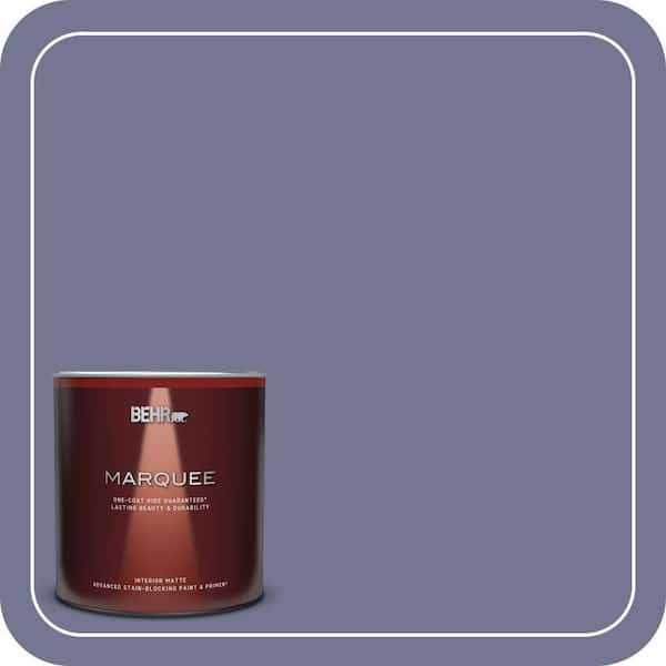BEHR MARQUEE 1 Qt. #MQ5-07 Little Theater One-Coat Hide Matte Interior Paint & Primer