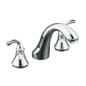 Forte 8 in. 2-Handle Low-Arc Bath Faucet Trim in Polished Chrome (Valve Not Included)