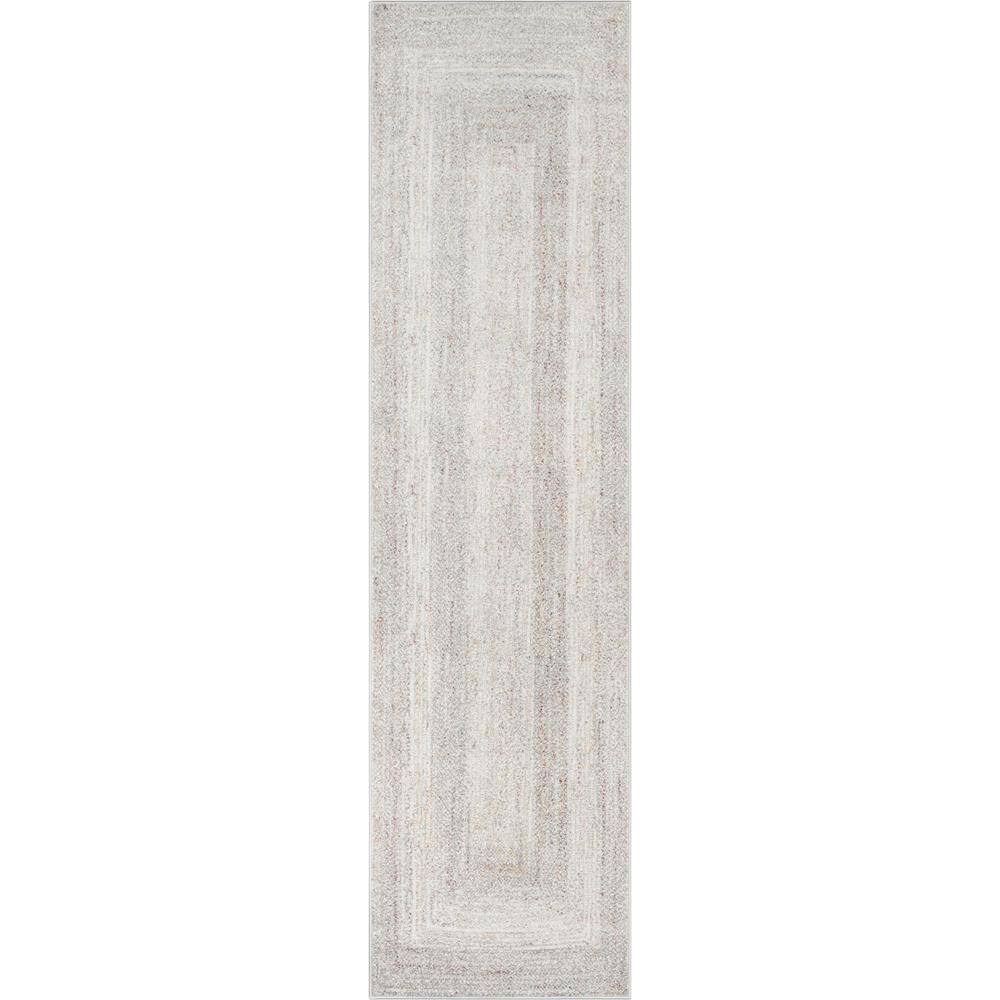 Rodeo Chindi Modern Solid and Striped Ivory Yellow 2 ft. 7 in. x 9 ft. 10 in. Runner Area Rug price history on PriceWatchPro