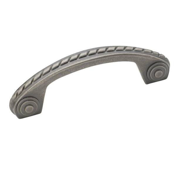 Amerock Allison Value 3 in (76 mm) Center-to-Center Weathered Nickel Drawer Pull
