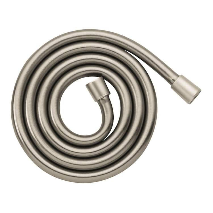 Hansgrohe Techniflex 63 in. Rubber Hand Shower Hose in Brushed Nickel