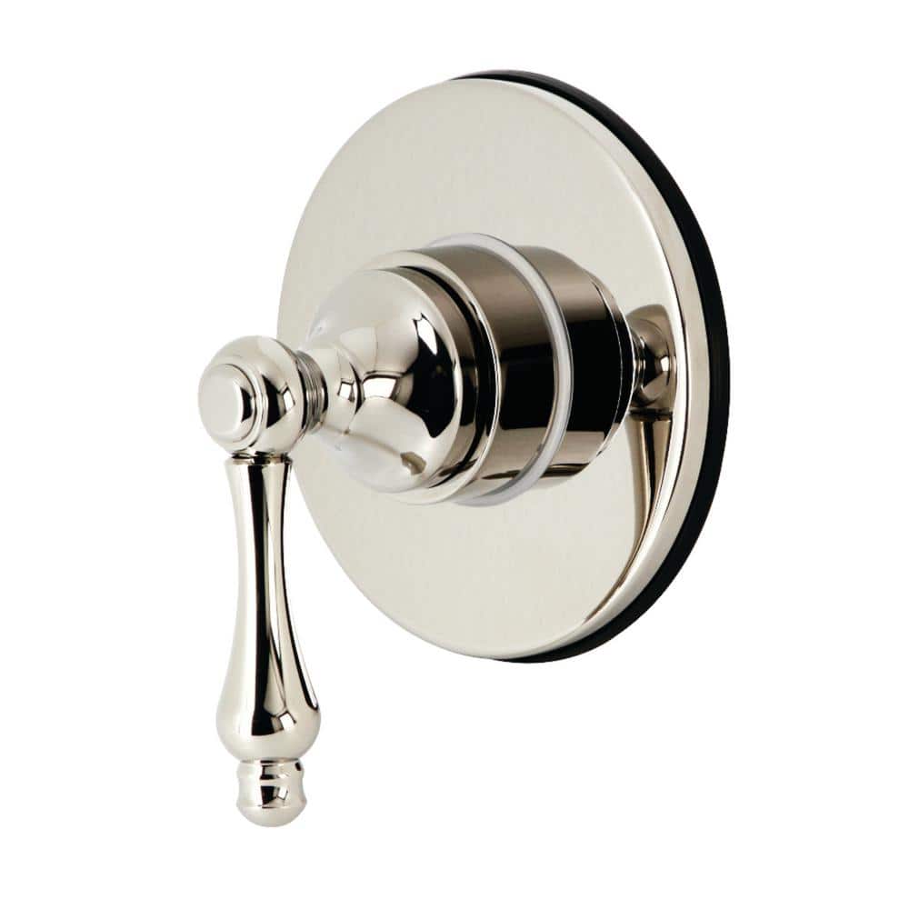 Single-Handle 1-Hole Wall Mount Three-Way Diverter Valve with Trim Kit in Polished Nickel price history on PriceWatchPro