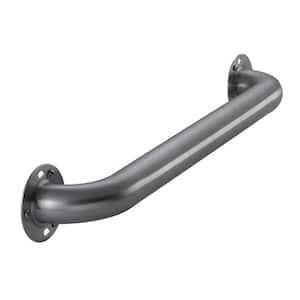 18 in. x 1-1/2 in. Exposed Screw ADA Compliant Grab Bar in Brushed Stainless Steel