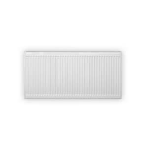 12 in. H x 24 in. L Hot Water Panel Radiator Package in White