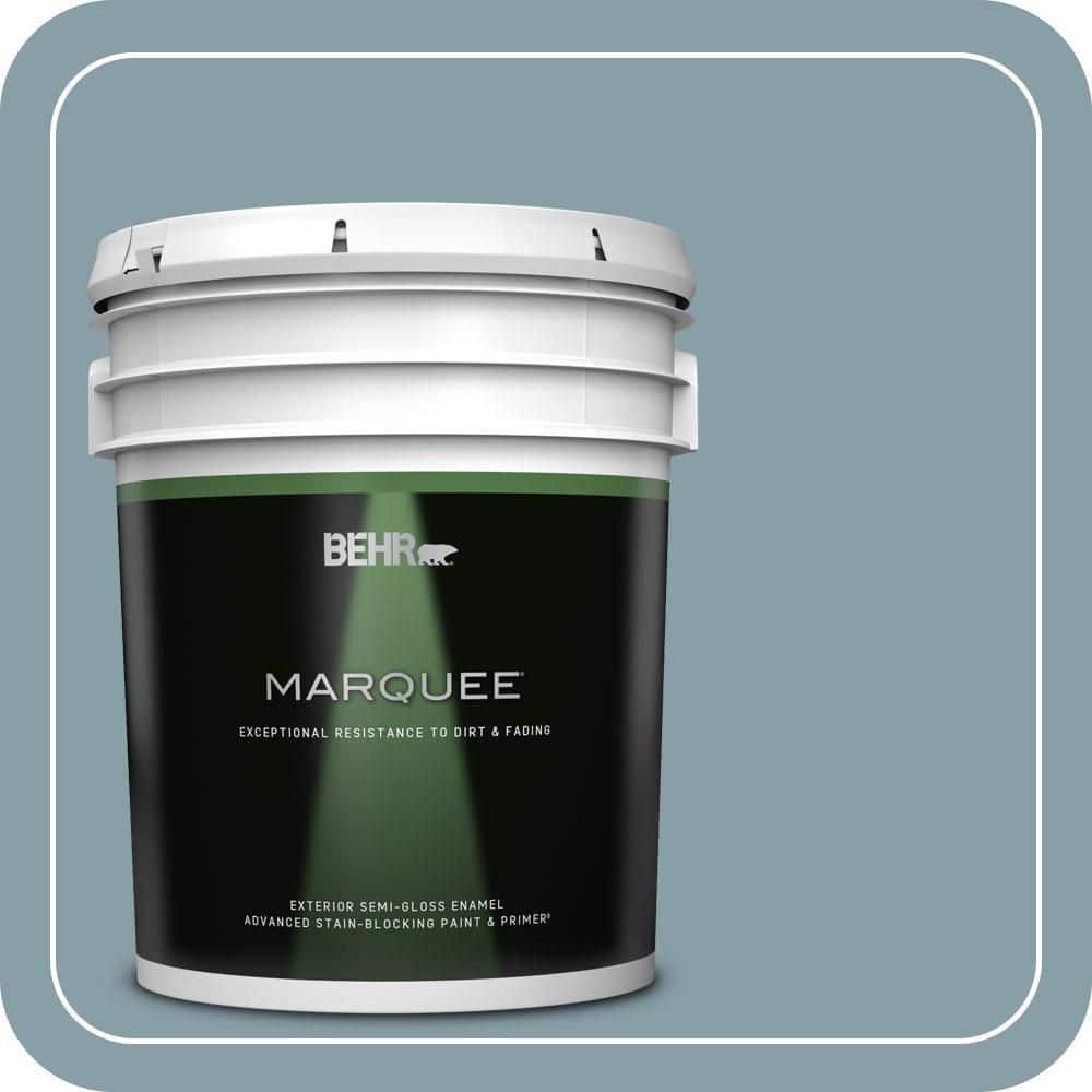 5 gal. #BNC-18 Aqua Gray Semi-Gloss Enamel Exterior Paint & Primer price history on PriceWatchPro
