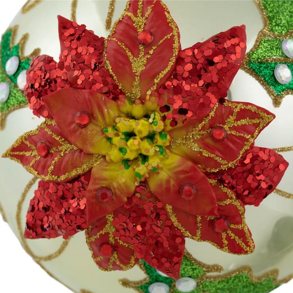 Biglietto Da Regalo Per Il Fiore Bianco Di Natale A Poinsettia Isolata Fiori Bianchi Euphorbia Pulcherrima Conosciuta Anche Come Image166609648