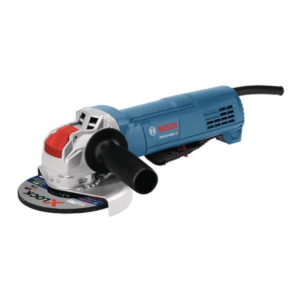 4-1/2 in. 10 Amp Corded X-LOCK Ergonomic Angle Grinder with No Lock-On Paddle Switch