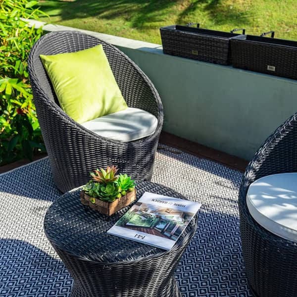 Nautica 3 piece wicker patio set sale