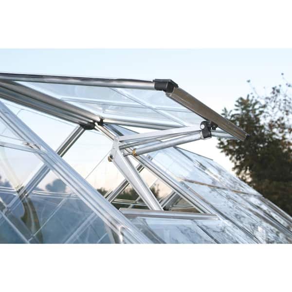 Snap and Grow 8 ft. x 28 ft. Silver/Clear DIY Greenhouse Kit