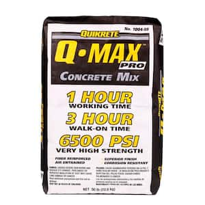 QUIKRETE 80-lb High Strength Concrete Mix in the Concrete, Cement & Stucco  Mixes department at