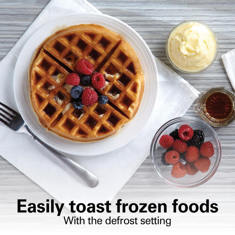 Stainless Steel 4-Slice Toaster with Extra-Wide Slots