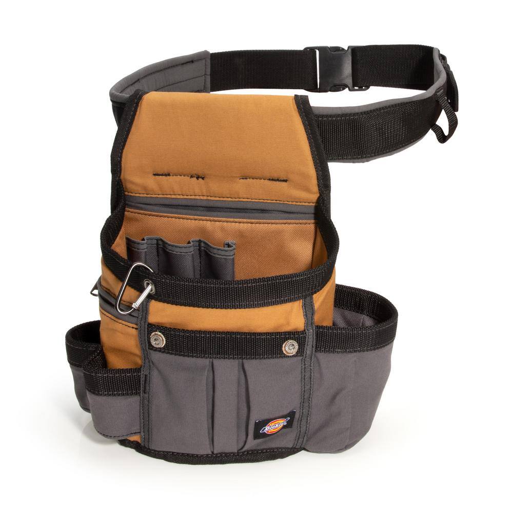 UPC 099198570006 product image for Dickies 8-Pocket Utility Pouch Construction Tool Holder, Tan, Tan;Gray | upcitemdb.com