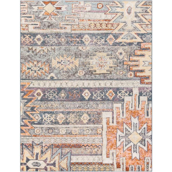 Terah Blue 7 ft. 10 in. x 10 ft. 3 in. Native American Area Rug