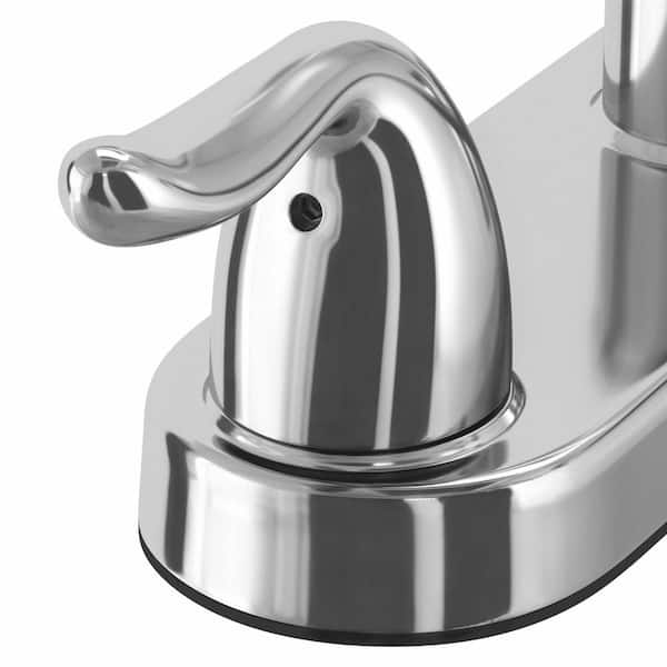 Glacier Bay Constructor 2-Handle Standard Kitchen Faucet w/ Side Sprayer Chrome