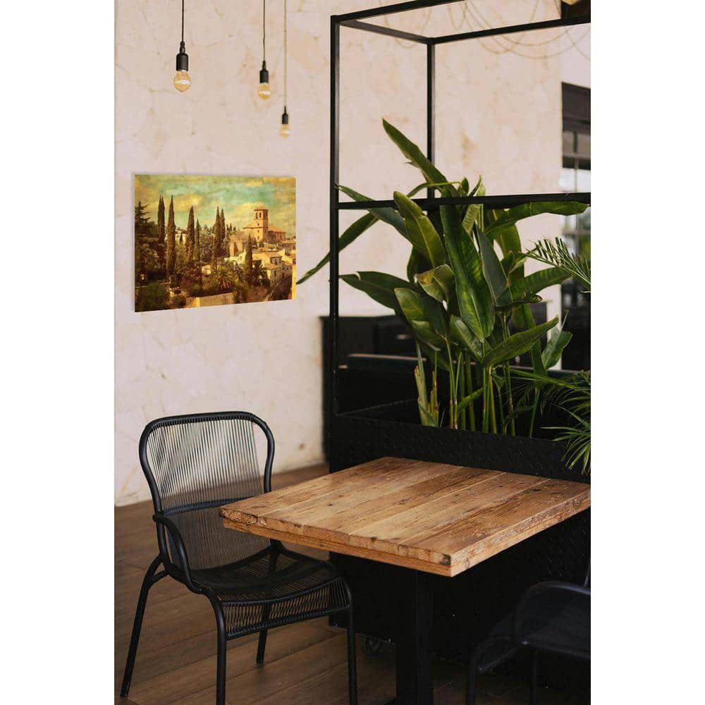 Granada Aqua Vista by Grotto Studios 1 Piece Unframed Canvas Drawing Print 18 in. x 24 in. price history on PriceWatchPro