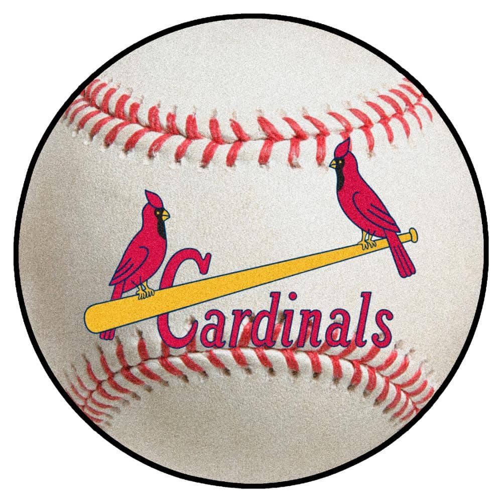 MLB St. Louis Cardinals 12 Circle with State and Team Logo Wood Sign