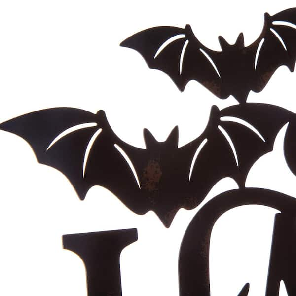 Gold Bat Halloween Bath Mat - Mad Halloween