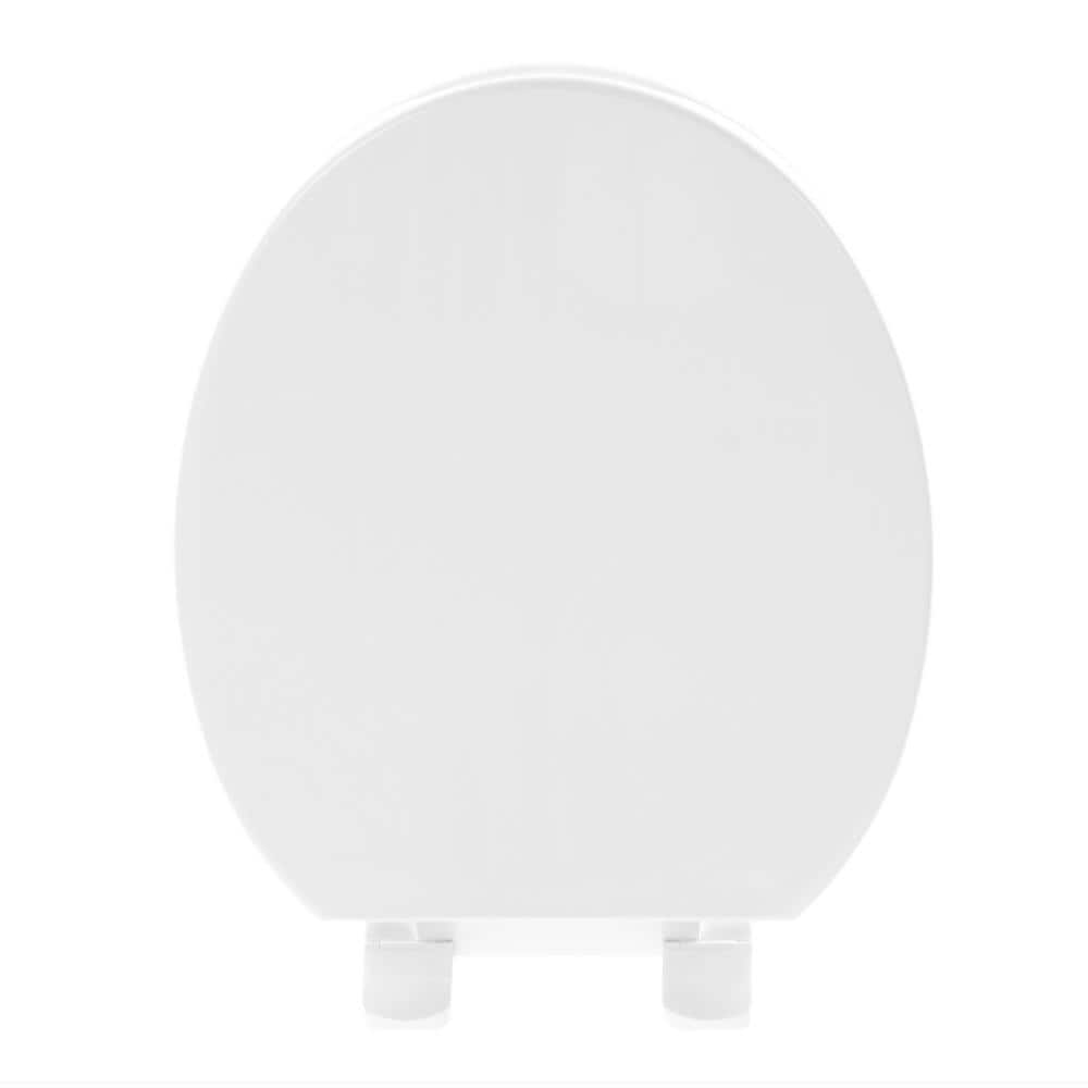 I1200S Round Close Front Toilet Seat Slow Close Tool Free Installation in W