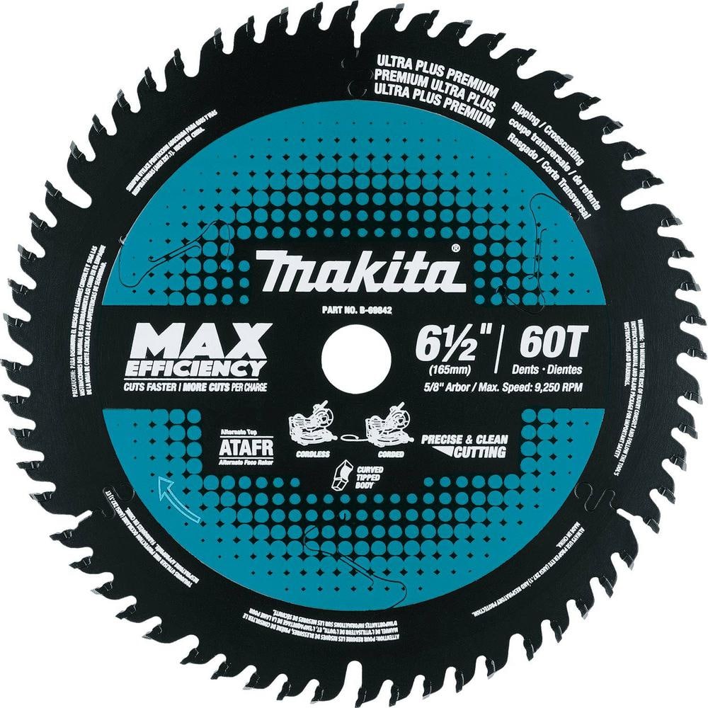 Makita In T Carbide Tipped Max Efficiency Miter Saw Blade B The Home Depot