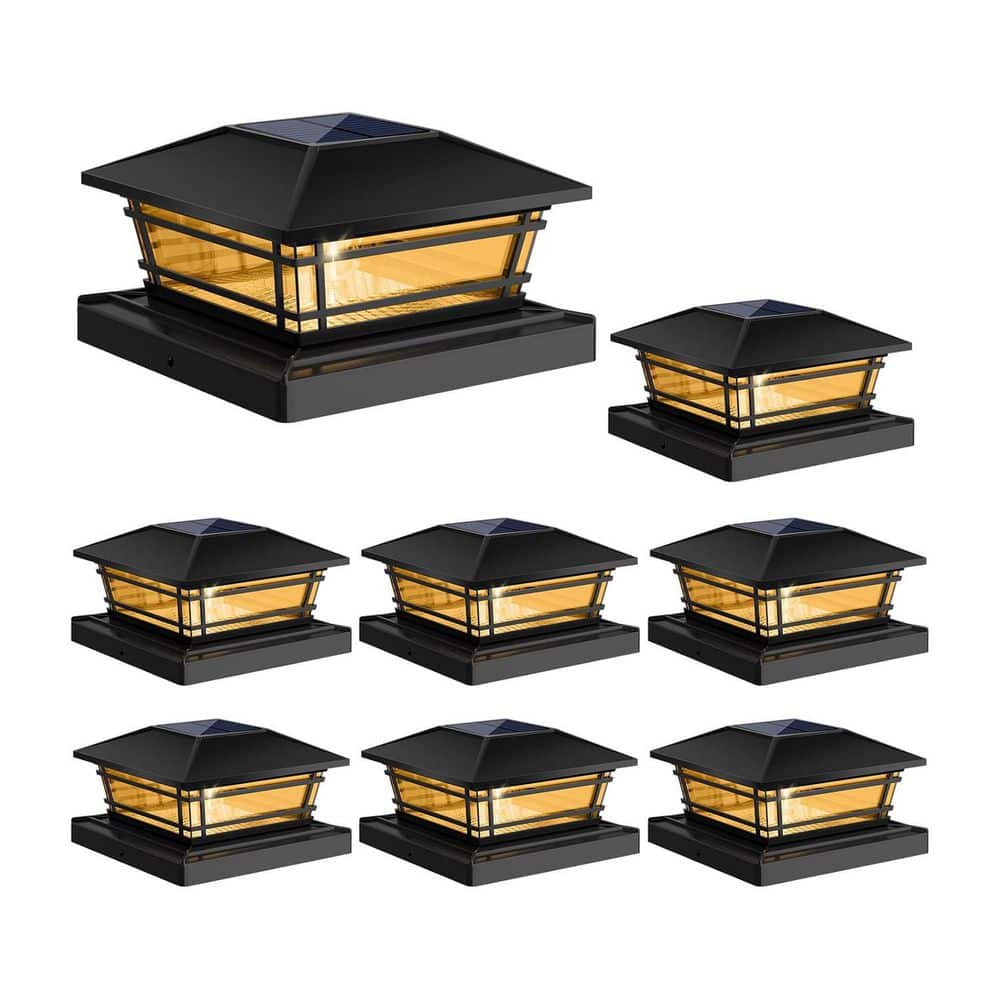 8 Pack Waterproof LED Solar Post Cap Lights Outdoor 2 Brightness Settings, Fits 4 x 4 5 x 5 5.5 x 5.5 Wood Posts price history on PriceWatchPro