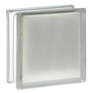 3 in. Thick Series 8 in. x 8 in. x 3 in. (10-Pack) Frosted Pattern Glass Block (Actual 7.75 x 7.75 x 3.12 in.)