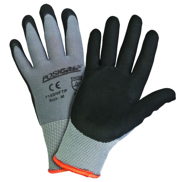 West Chester Black Foam Nitrile Coated X-Large Gloves (12-Pack)