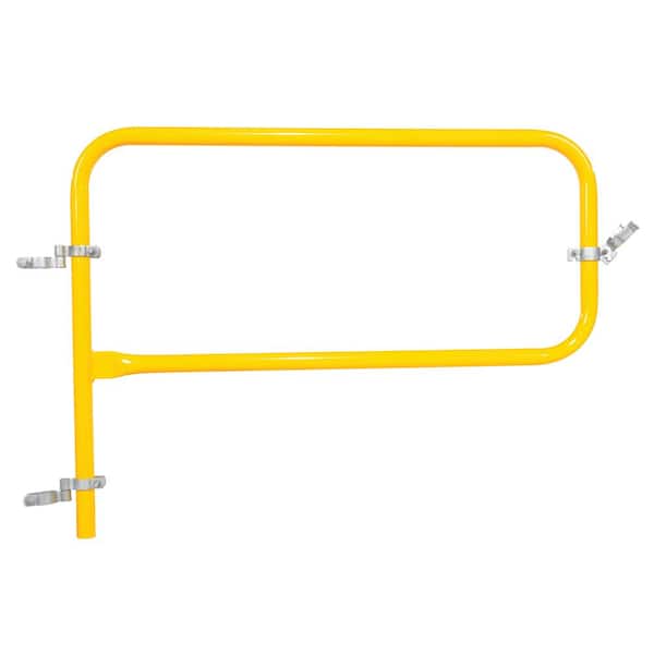 Vestil 48 in. x 36 in. P-Shaped Steel Safety Railing Gate
