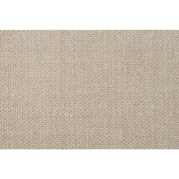 Natural Harmony White Noise Bisque Custom Area Rug with Pad