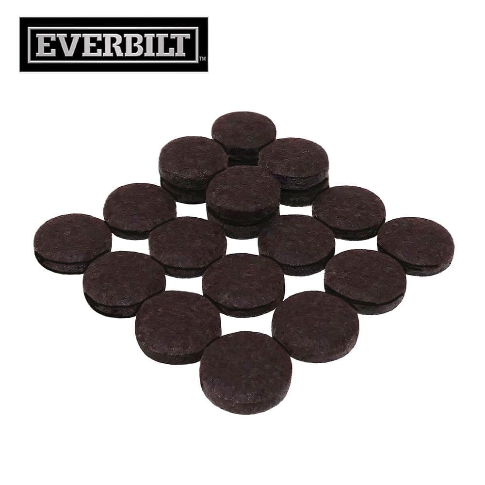 3/4 in. Brown Round Felt Heavy Duty Self Adhesive Furniture Pads (20-Pack) price history on PriceWatchPro
