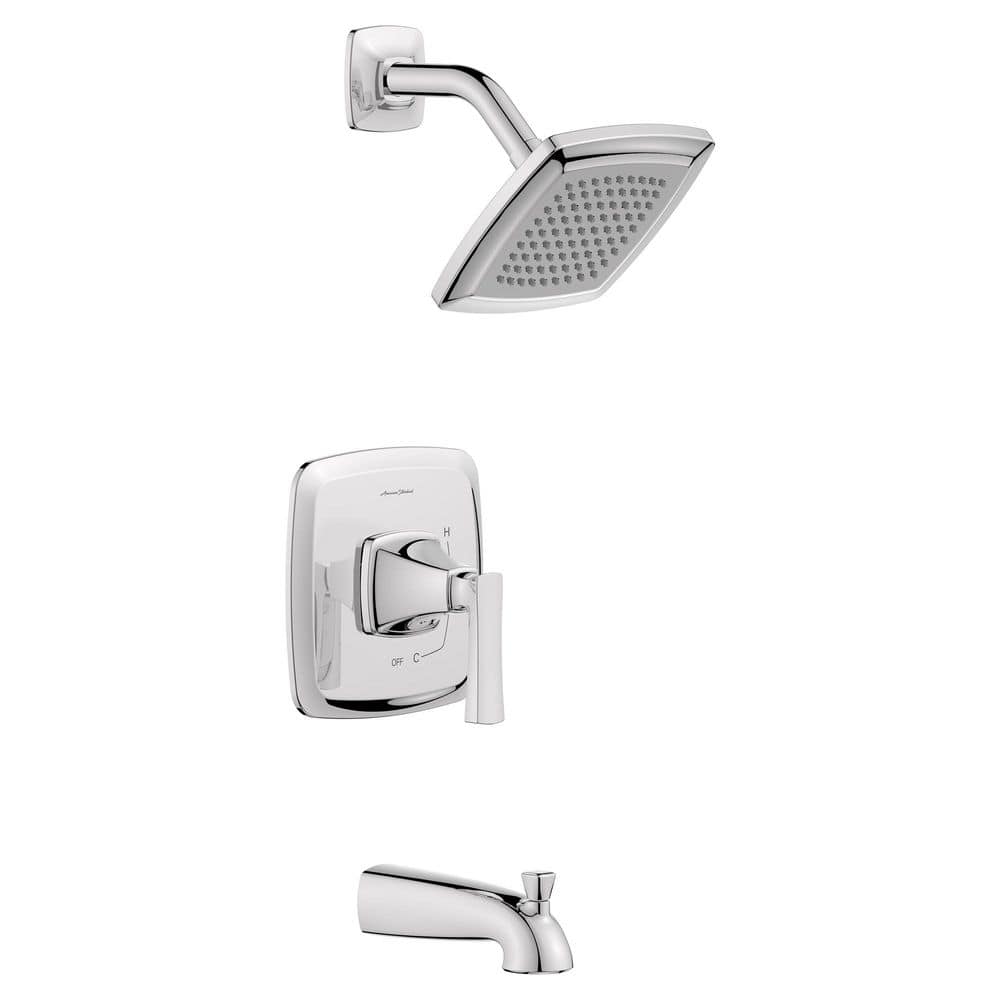Chrome Wall Mounted Pressure-Balanced Shower System