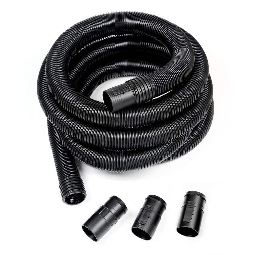 RIDGID 2-1/2 in. x 13 ft. DUAL-FLEX Locking Vacuum Hose Kit Accessory Shop Vacuum Attachment for RIDGID Wet Dry Vacs LA2521