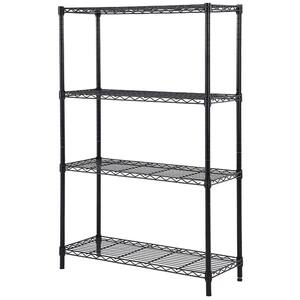 Honey Can Do Black 3 Tier Metal Wire, Wire Shelving Tower