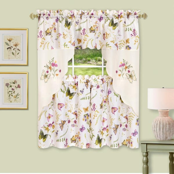 Buono II Bach 48 in. - 86 in. Adjustable 3/4 in. Single Curtain Rod in Antique Gold Bach Finials