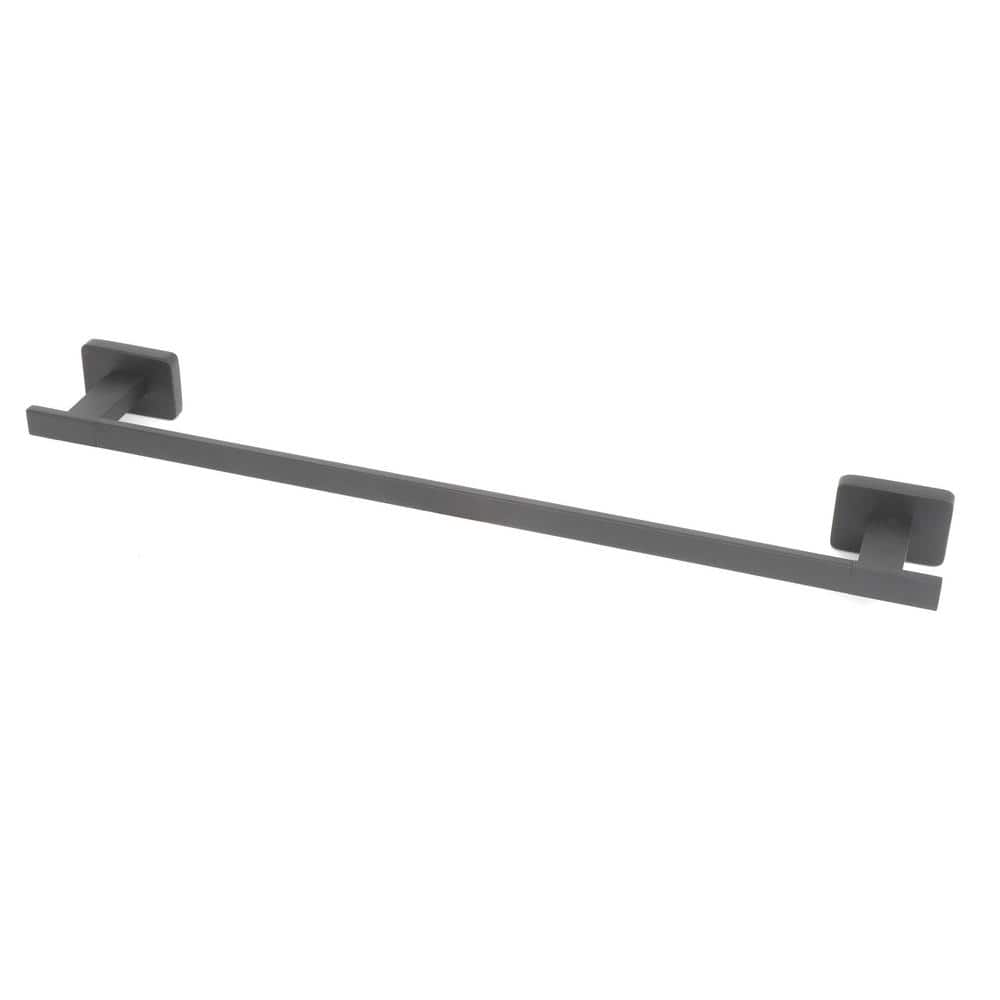 Chicago Black 18'' Wall Mounted Towel Bar
